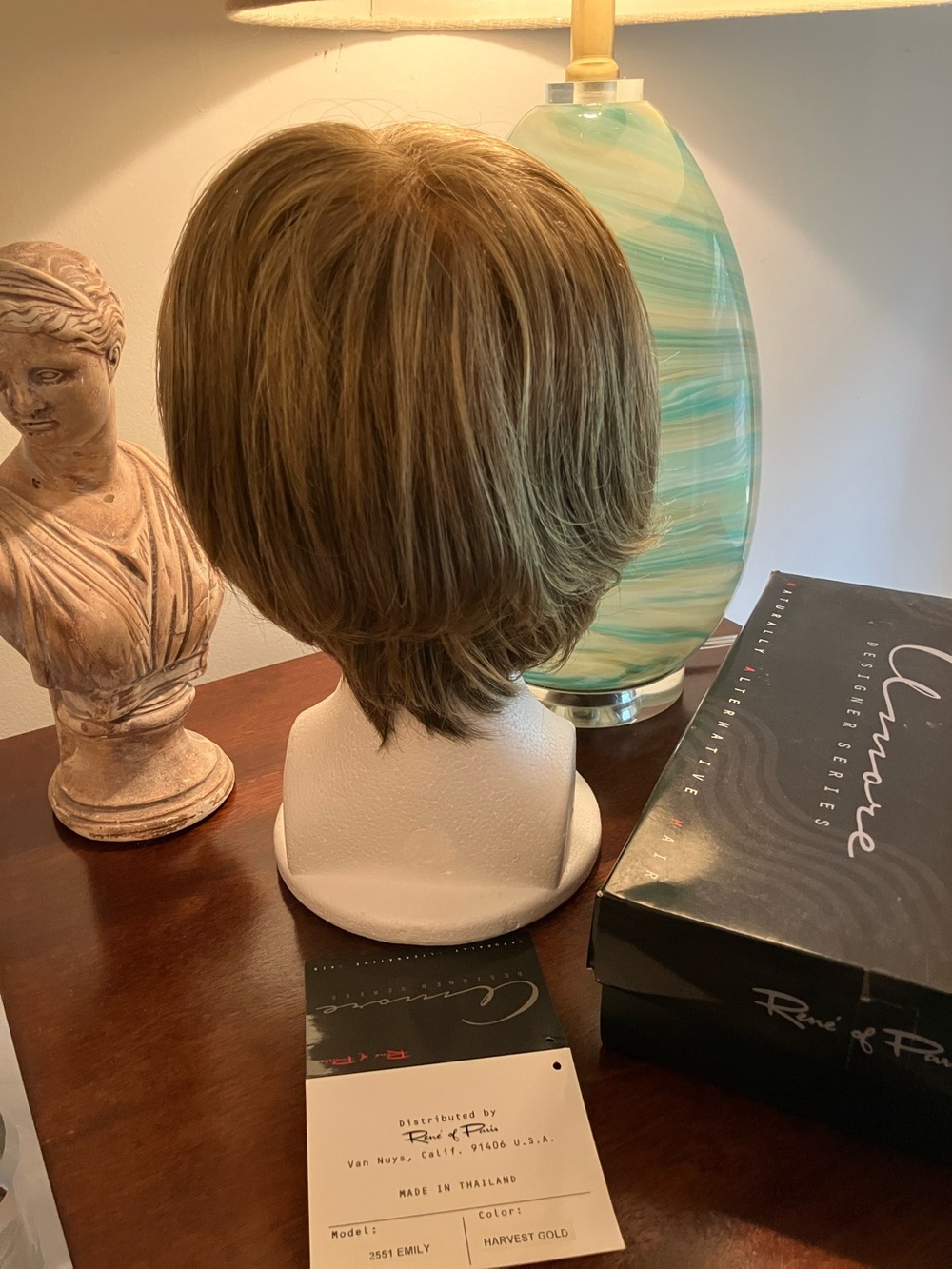 Emily Wig in Harvest Gold by Rene of Paris Amore Collection - Picture 4 of 9
